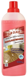Засіб для миття підлоги з лінолеумним покриттям, 1 л Універсал-2000 San Clean