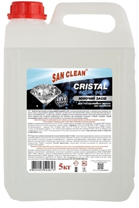 Засіб для миття посуду у посудомийній машині, 5 л Cristal San Clean