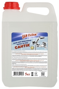 Засіб для видалення вапна та іржі, 5 л Сантік San Clean