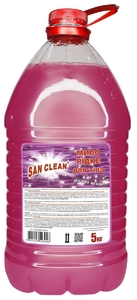 Мило рідке, 5 л Лісові ягоди San Clean