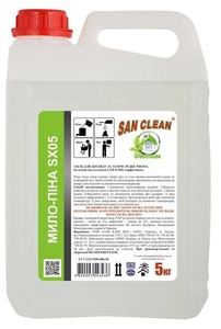 Мыло пена жидкое, 5 л GREENHOUSE SX05 San Clean