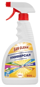 Универсальное моющее средство для генеральной уборки, 500 мл, распылитель, желтый Универсал-2000 San Clean