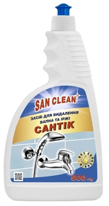 Засіб для видалення вапна та іржі, 500 мл Сантік San Clean