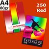 Бумага цветная офисная А4 Paperline IK RED 250 (красный) 80 г/м2 500 листов