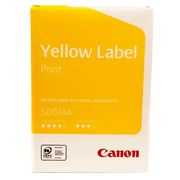 Папір офісний білий А4, 500 аркушів, клас C+, щільність 80 гр/м2 Canon Yellow Label