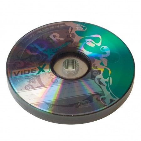 CD-R диск 700 mb, швидкість читання 52x, 10 шт в наборі X-Green Videx CD-R диск 700 mb, швидкість читання 52x, 10 шт в наборі X-Green Videx
