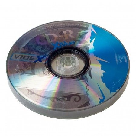 CD-R диск 700 mb, швидкість читання 52x, 10 шт в наборі X-Blue Videx CD-R диск 700 mb, швидкість читання 52x, 10 шт в наборі X-Blue Videx