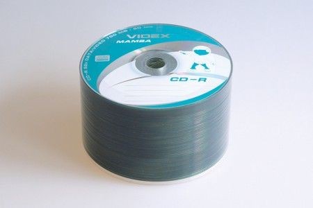 CD-R диск 700 mb, швидкість читання 52x, 50 шт в наборі Mamba Videx CD-R диск 700 mb, швидкість читання 52x, 50 шт в наборі Mamba Videx
