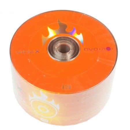 DVD+R диск 4.7Gb, швидкість читання 16x, 50 шт в наборі Videx DVD+R диск 4.7Gb, швидкість читання 16x, 50 шт в наборі Videx