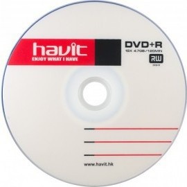 DVD+R диск 4.7Gb, швидкість читання 16x, 50 шт в наборі Havit DVD+R диск 4.7Gb, швидкість читання 16x, 50 шт в наборі Havit