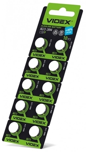 Батарейка часовая AG13/LR44 Videx