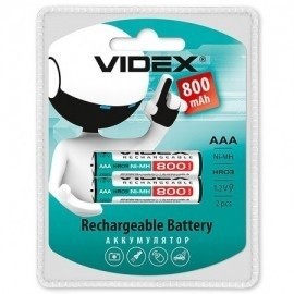 Акумулятор HR03/AAA 800mAh Videx