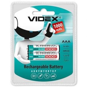 Аккумулятор HR03/AAA 1000mAh Videx