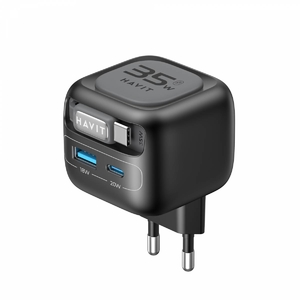 Зарядное устройство для GaN 35W USB-A+USB-C + Кабель USB-C UC251 Havit