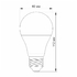 LED лампа A60e 12W E27 4100K Videx
