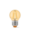 LED лампа Filament G45 4W E27 2200K бронза Videx