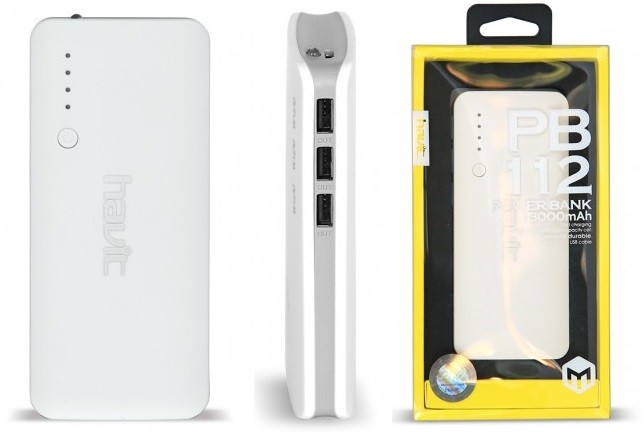 Павер банк, 13000 mAh white HV-PB112 Havit Павер банк, 13000 mAh white HV-PB112 Havit