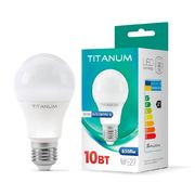 LED лампа A60 10W E27 4100K Titanum