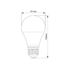 LED лампа A60 10W E27 4100K Titanum