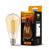LED лампа Filament ST64FAD 6W E27 2200K дімерна бронза Videx