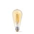 LED лампа Filament ST64FAD 6W E27 2200K дімерна бронза Videx