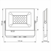 LED прожектор TLF306 30W 6000K Titanum