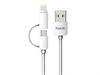 Кабель для передачі даних Micro USB + Lightning White HV-CB610X Havit