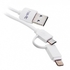 Кабель для передачі даних Micro USB + Lightning White HV-CB610X Havit