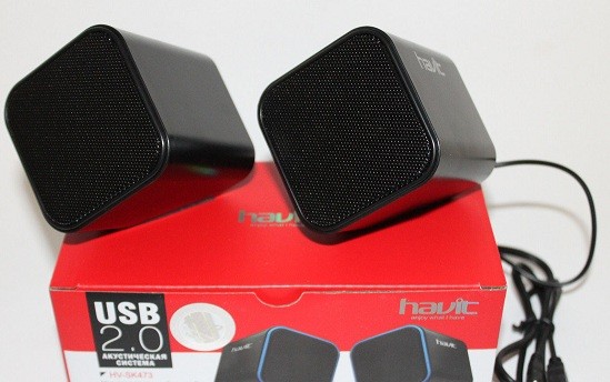 Акустичні комп'ютерні колонки USB 2.0 Black HV-SK473 Havit Акустичні комп'ютерні колонки USB 2.0 Black HV-SK473 Havit