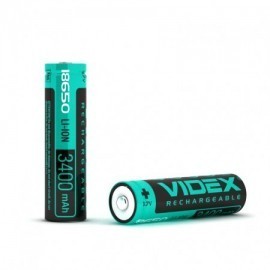 Акумулятор Li-Ion 18650-P (захист) 3400mAh Videx Акумулятор Li-Ion 18650-P (захист) 3400mAh Videx
