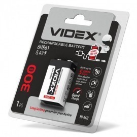 Аккумулятор 6HR61 300mAh Videx