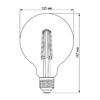 LED лампа Filament G125FAD 7W E27 2200K димерная бронза Videx