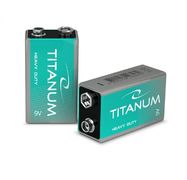 Батарейка солевая 6F22 Titanum