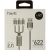 Кабель для передачі даних 3в1: Type C, Lighting, Micro USB HV-H622 Havit