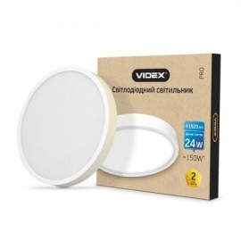 LED світильник круглий накладний 24W 5000K Videx