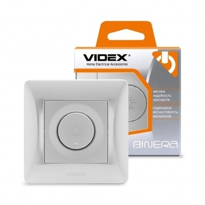 Димер 600Вт срібний шовк VIDEX BINERA (12)