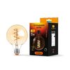 LED лампа Filament G95FASD 5W E27 2200K дімерна бронза Videx