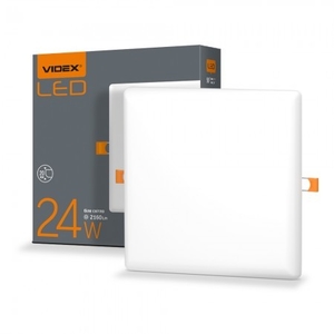 LED світильник безрамковий квадратний 24W 4100K Videx