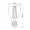 LED лампа Filament A60 7W E27 4100K Titanum