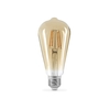 LED лампа Filament ST64 6W E27 2200K бронза Titanum