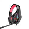 Ігрові навушники з мікрофоном та RGB-підсвіткою, 3,5 мм black/red HV-H2025d Havit