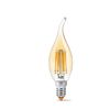 LED лампа Filament C37FtA 6W E14 2200K бронза Videx