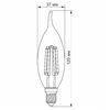 LED лампа Filament C37FtA 6W E14 2200K бронза Videx