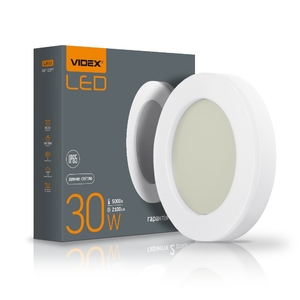 LED світильник ART IP65 круглий 30W 5000K Videx