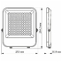 LED прожектор F2 100W 5000K PREMIUM Videx