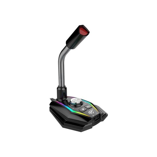 Игровой компьютерный микрофон настольный, с RGB-подсветкой HV-GK56 Havit
