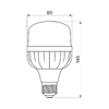 LED лампа А80 20W E27 6500К 26393 Titanum