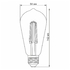 LED лампа Filament ST64 10W E27 2200K бронза Videx