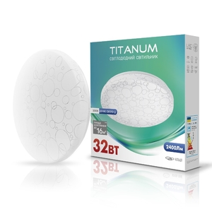 LED світильник настінно-стельовий 32W 5000K Кільця 26688 Titanum