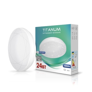 LED світильник настінно-стельовий 24W 5000K Орбіта Titanum